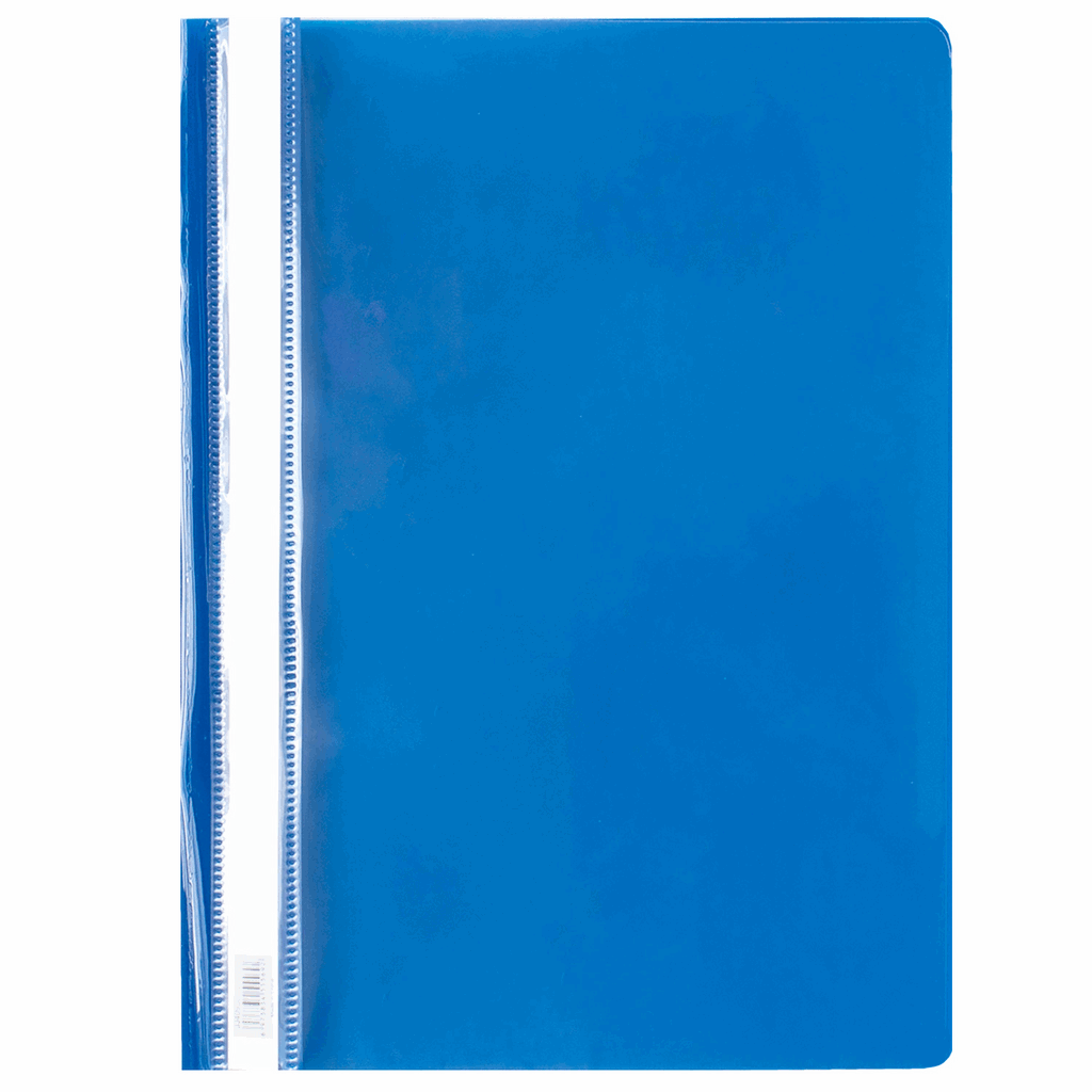 Швидкозшивач пластиковий А4, синій H-Tone (JJ409306-blue)